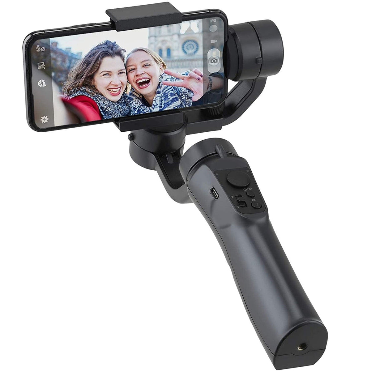 3-Axis Phone Gimbal Stabilizer for Smooth Action Video