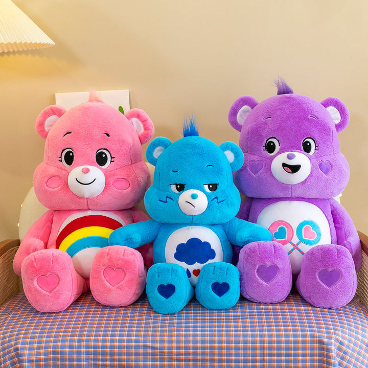 Rainbow Bear Plush Toy for Cheerful Room Comfort Decor