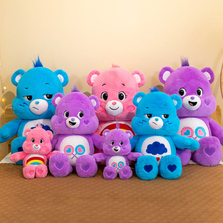 Rainbow Bear Plush Toy for Cheerful Room Comfort Decor