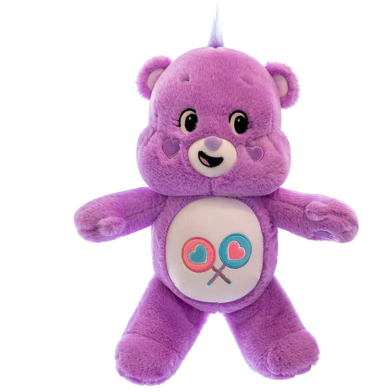 Rainbow Bear Plush Toy for Cheerful Room Comfort Decor