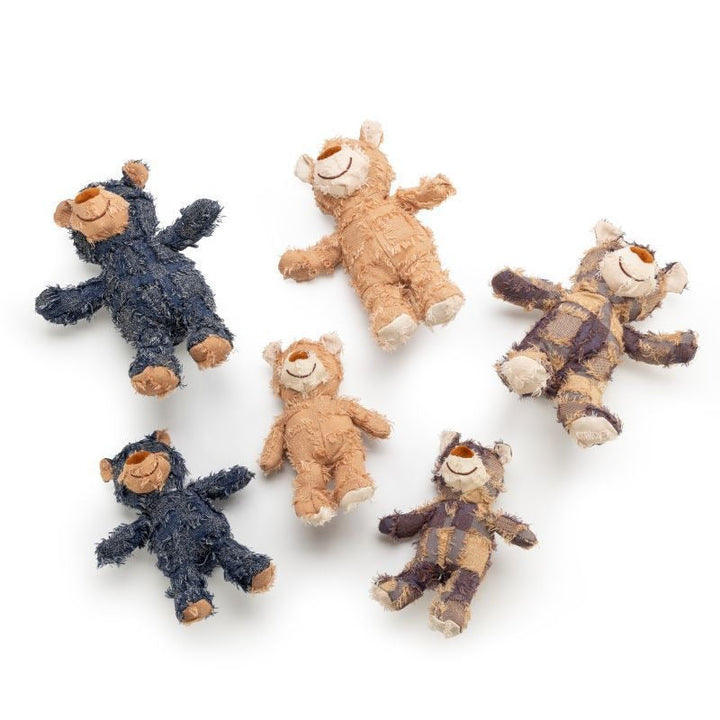 Patchwork Bear Plush Toy for Comfort, Play & Gifts