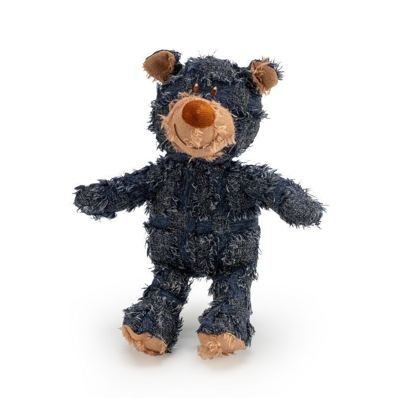 Patchwork Bear Plush Toy for Comfort, Play & Gifts