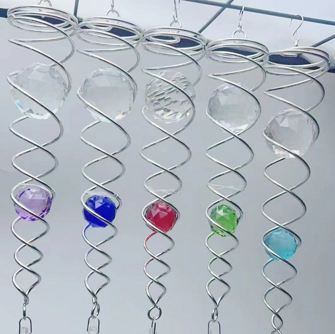3D Crystal Wind Chime for Sparkling Outdoor Decor