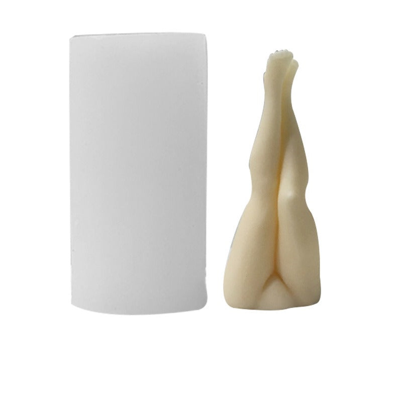 Thigh Candle Silicone Mold for Sculptural DIY Decor