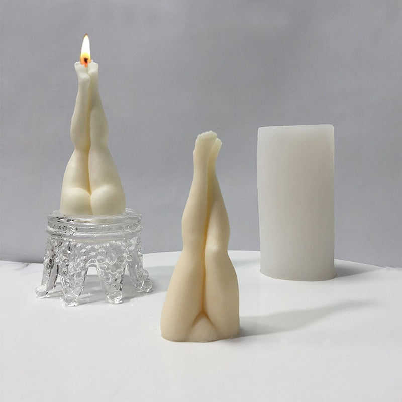Thigh Candle Silicone Mold for Sculptural DIY Decor
