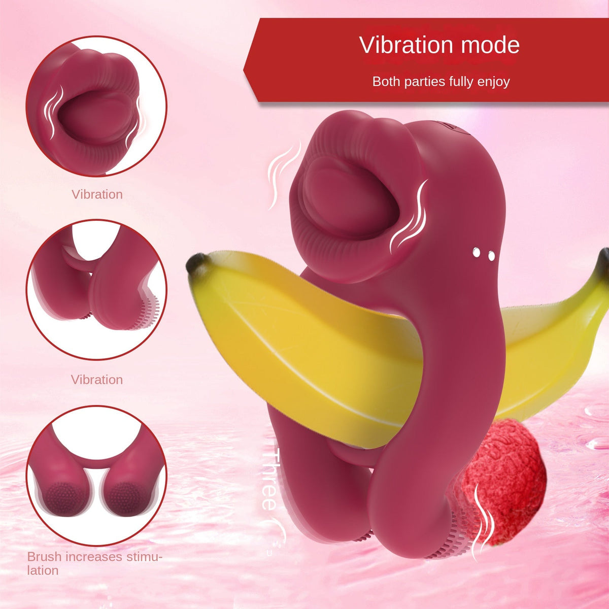 Wearable Couples Vibrator for Shared Pleasure at Home