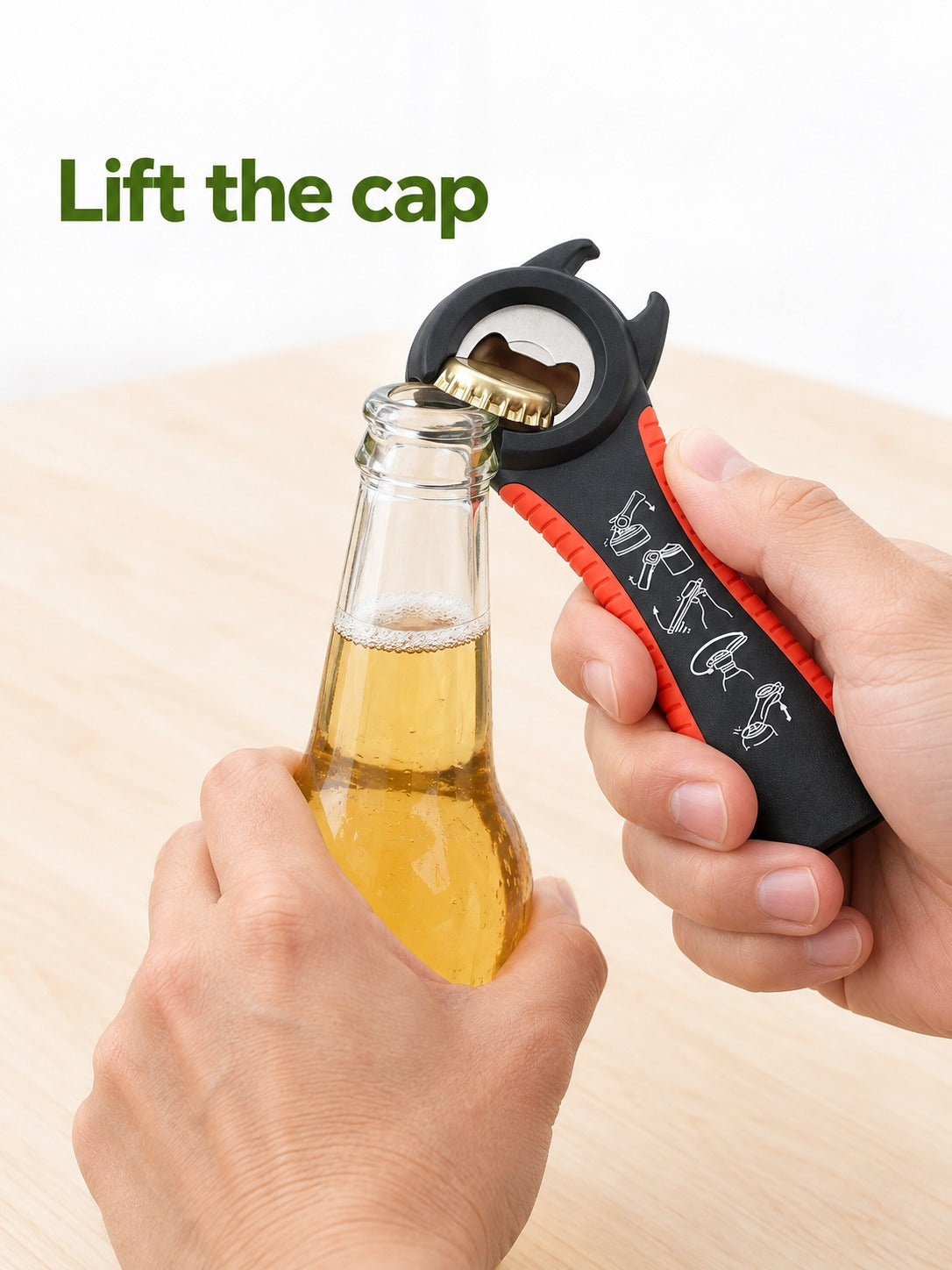 Jar Opener Set for Stuck Lids, Bottles and Cans
