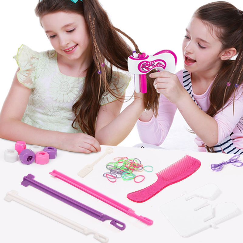 Automatic Hair Braiding Toy Set for Three-Strand Styles