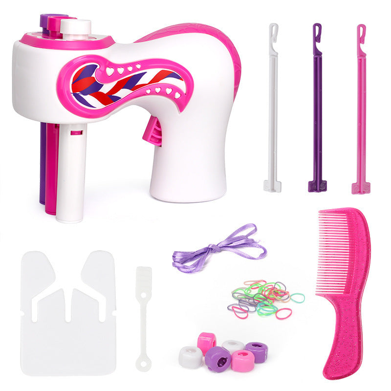 Automatic Hair Braiding Toy Set for Three-Strand Styles