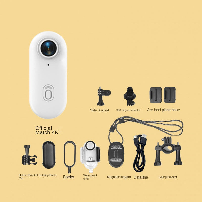 4K Thumb Camera with Magnetic Clip for Hands-Free POV