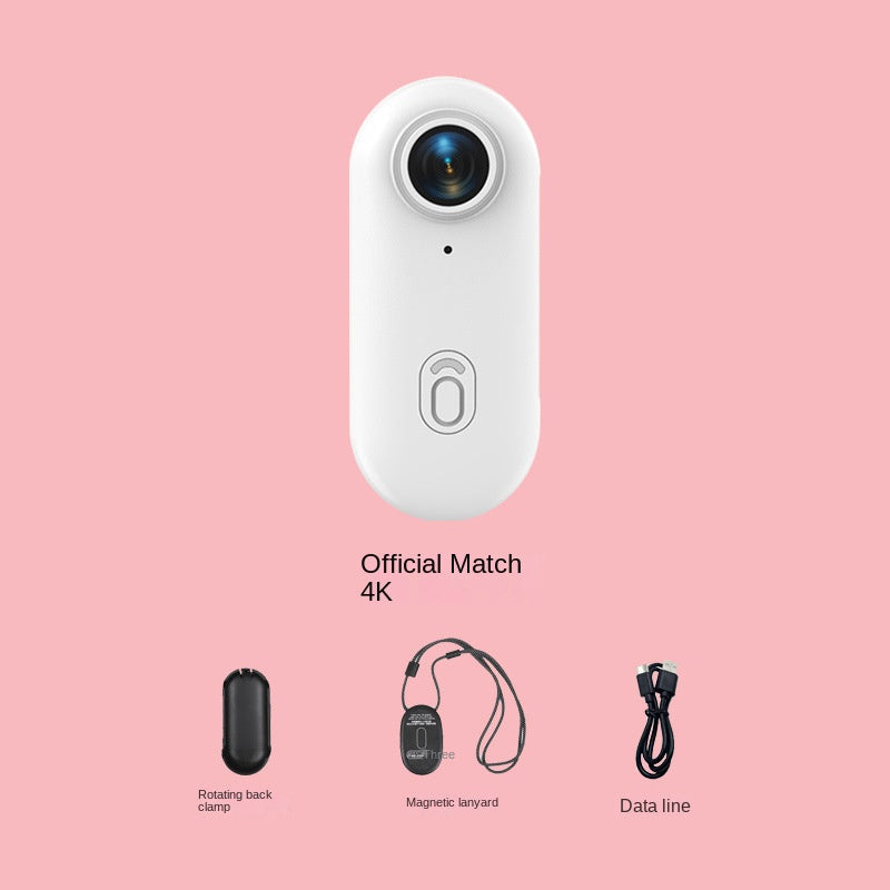 4K Thumb Camera with Magnetic Clip for Hands-Free POV