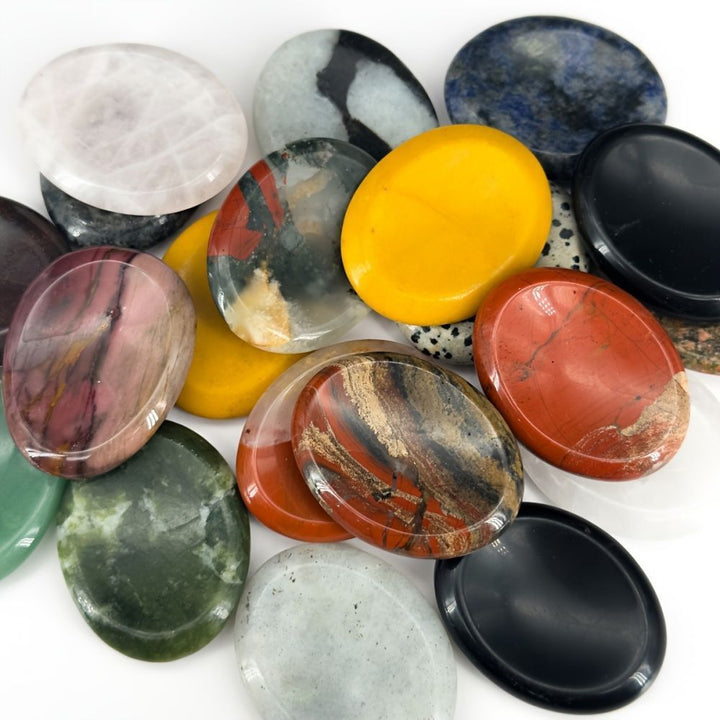 Worry Stone Crystal for Calming Tactile Focus & Meditation