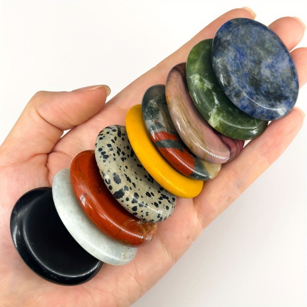 Worry Stone Crystal for Calming Tactile Focus & Meditation