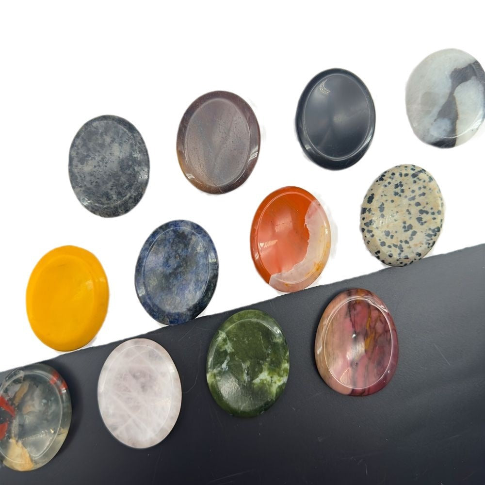 Worry Stone Crystal for Calming Tactile Focus & Meditation