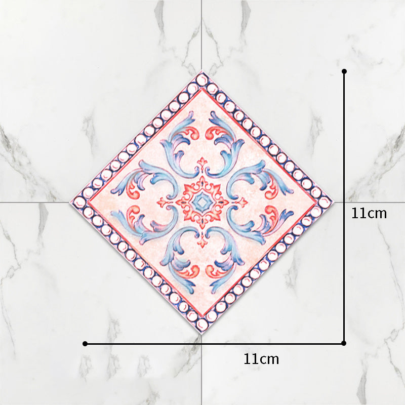 Decorative Floor Tile Stickers for Instant Makeovers