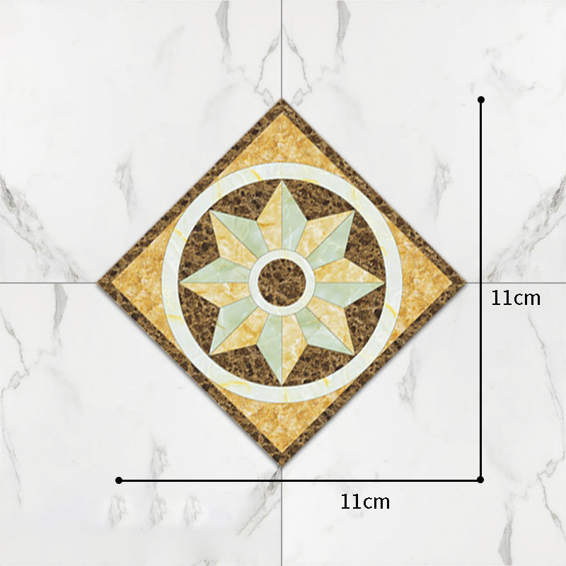 Decorative Floor Tile Stickers for Instant Makeovers
