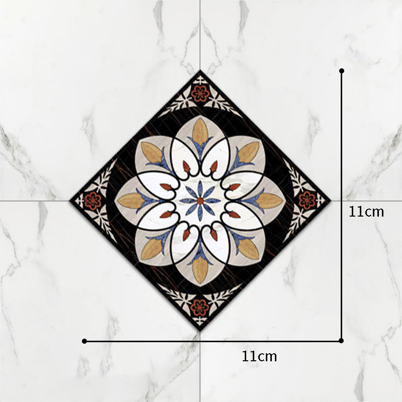 Decorative Floor Tile Stickers for Instant Makeovers