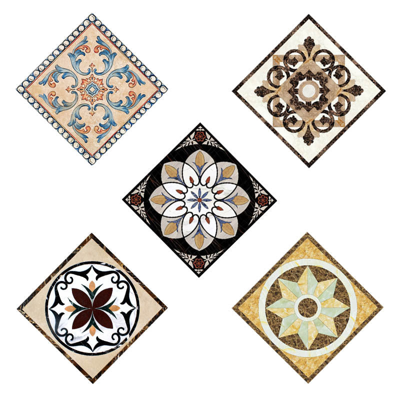 Decorative Floor Tile Stickers for Instant Makeovers