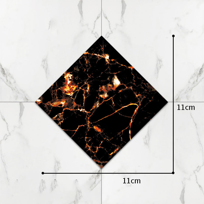 Decorative Floor Tile Stickers for Instant Makeovers