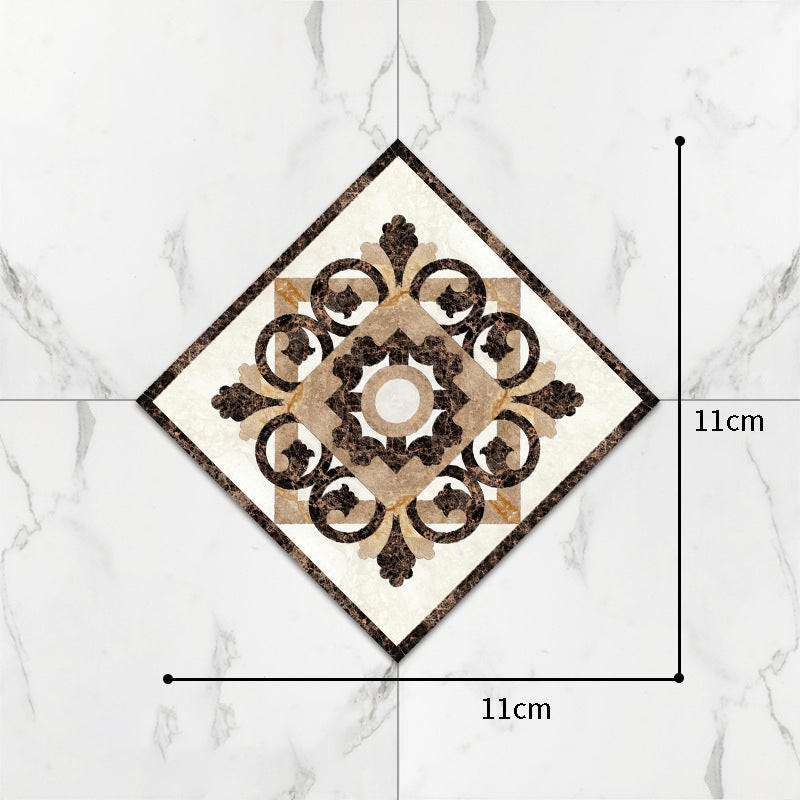 Decorative Floor Tile Stickers for Instant Makeovers
