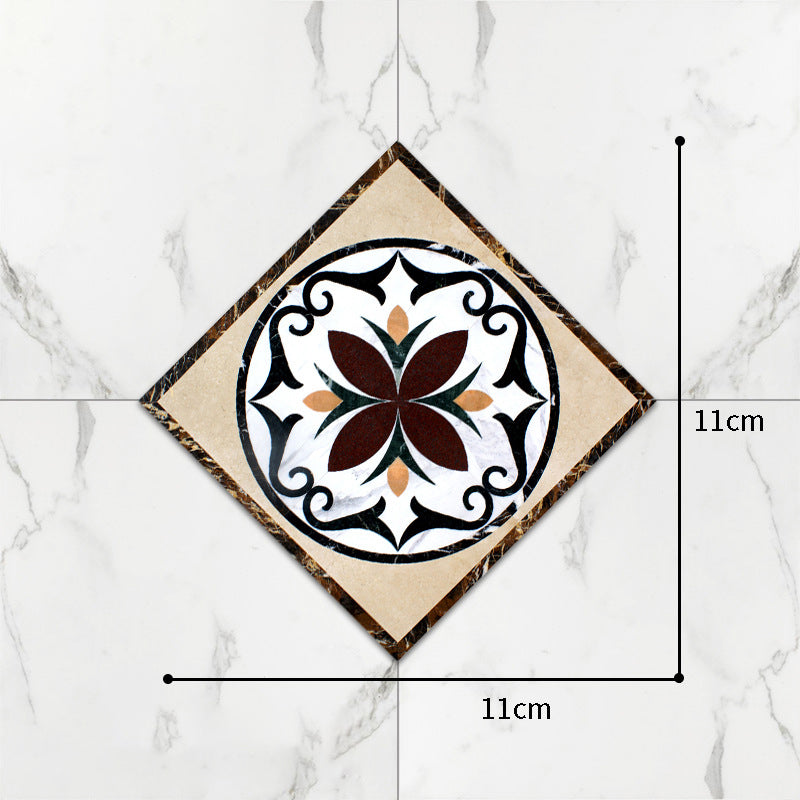 Decorative Floor Tile Stickers for Instant Makeovers