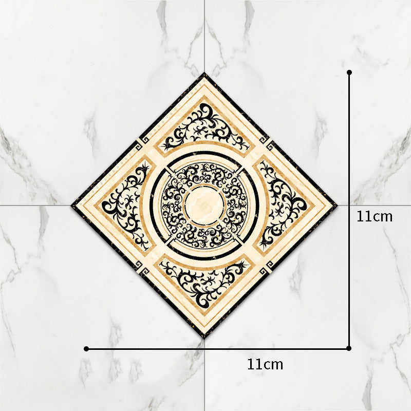 Decorative Floor Tile Stickers for Instant Makeovers