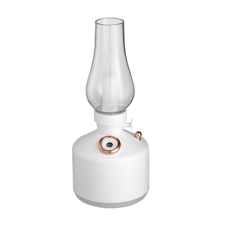 Flame Lantern Humidifier with Glowing LED Night Light