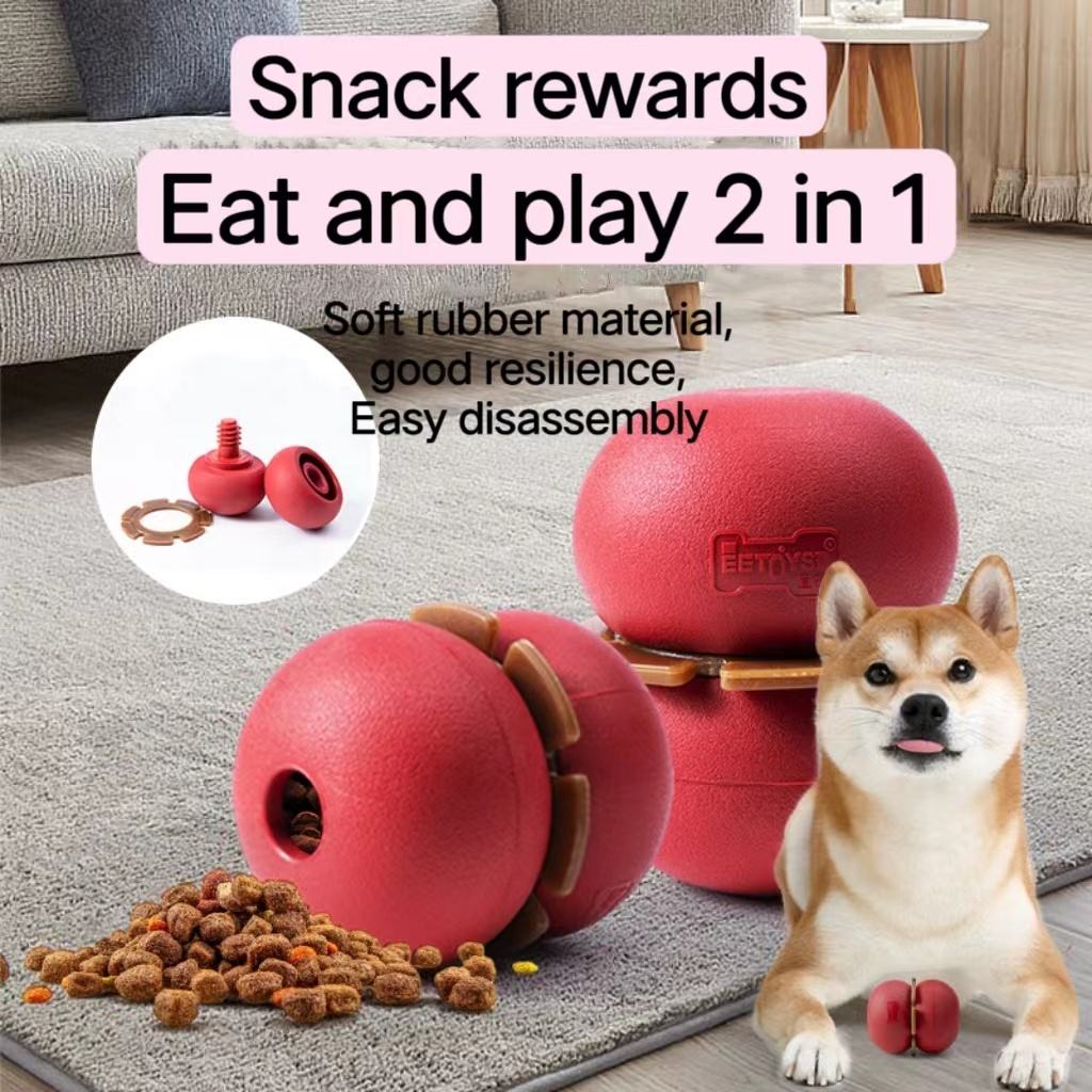 Interactive Dog Treat Dispenser Chew Toy for Boredom