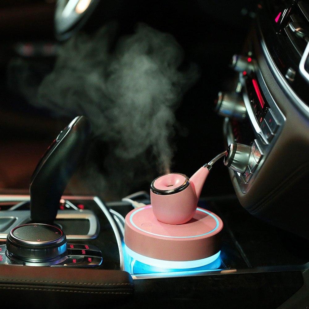 Tobacco Pipe Shape Humidifier with LED Night Light