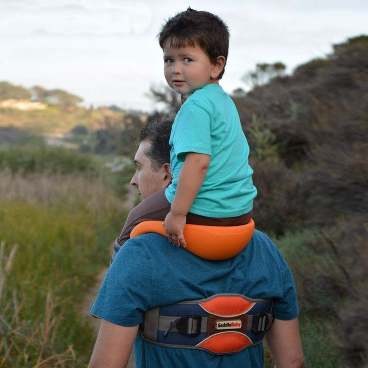 Toddler Shoulder Carrier with Cushioned Hip Seat Support