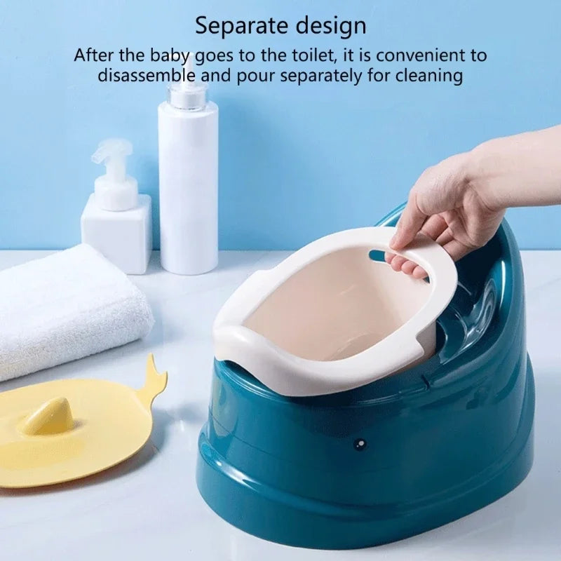 Portable Toddler Potty With Stable Odor-Reducing Cover