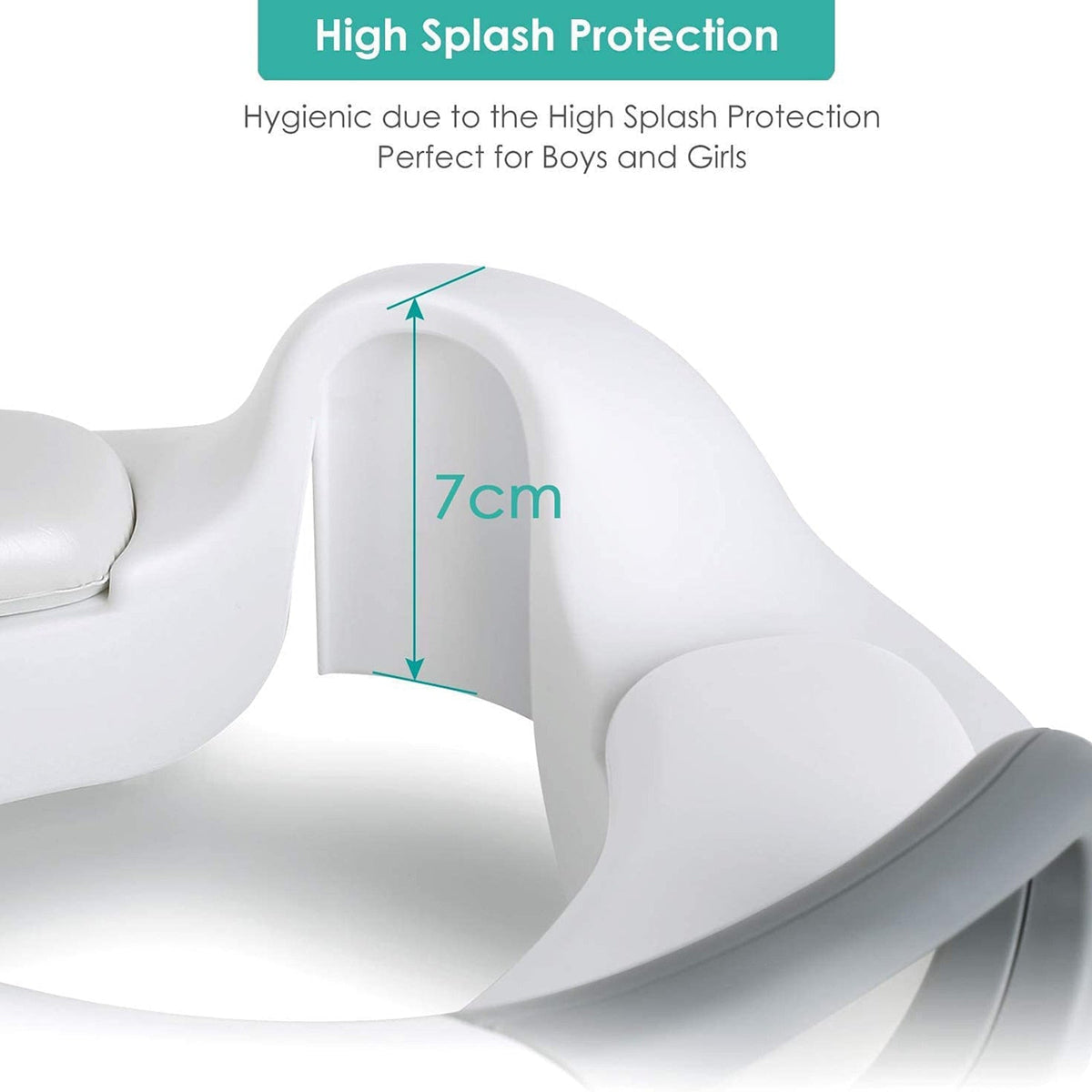 Children's Toilet Training Seat With Splash Protection