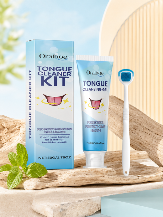 Tongue Cleaner Kit — Probiotics for a Fresher, Healthier Mouth
