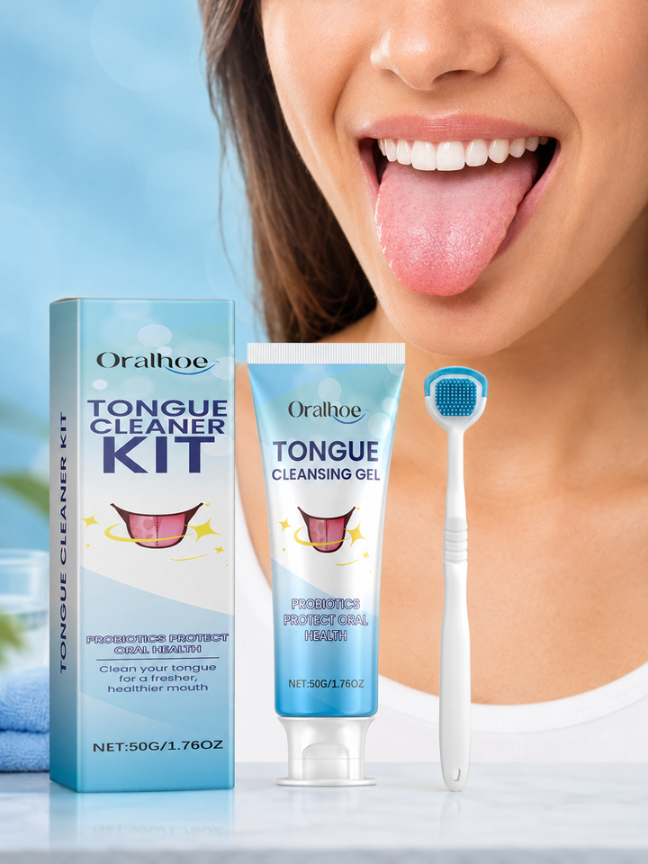 Tongue Cleaner Kit — Probiotics for a Fresher, Healthier Mouth