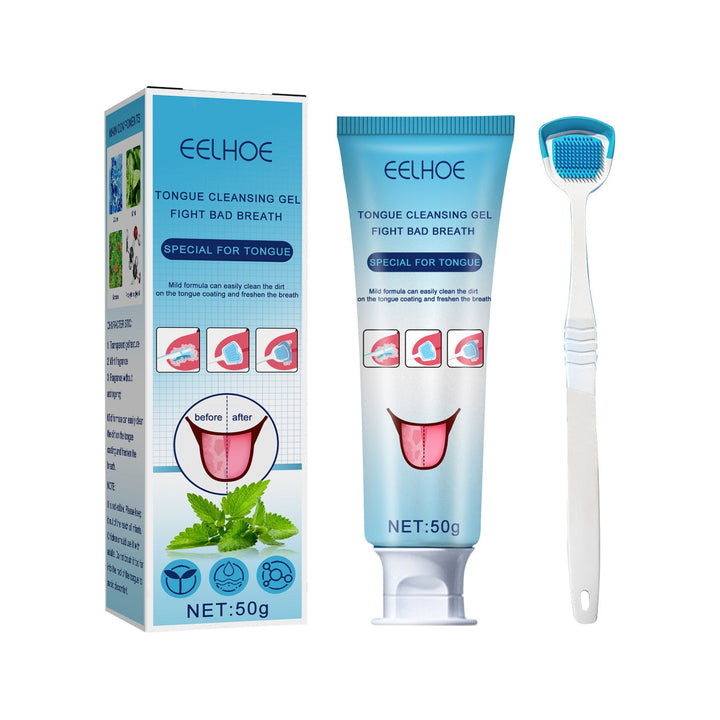 Tongue Cleaning Gel for Fresher Breath & Less Coating