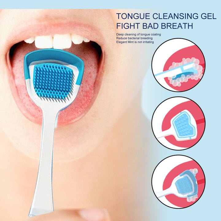 Tongue Cleaning Gel for Fresher Breath & Less Coating