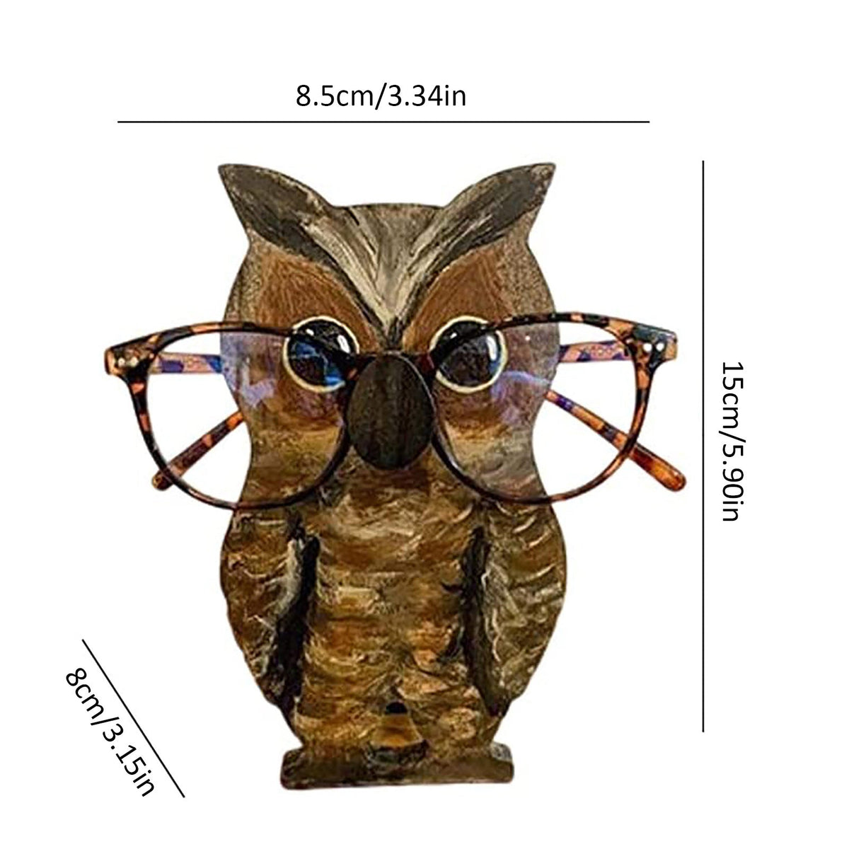 Wooden Glasses Stand: Cute Space-Saving Eyewear Display