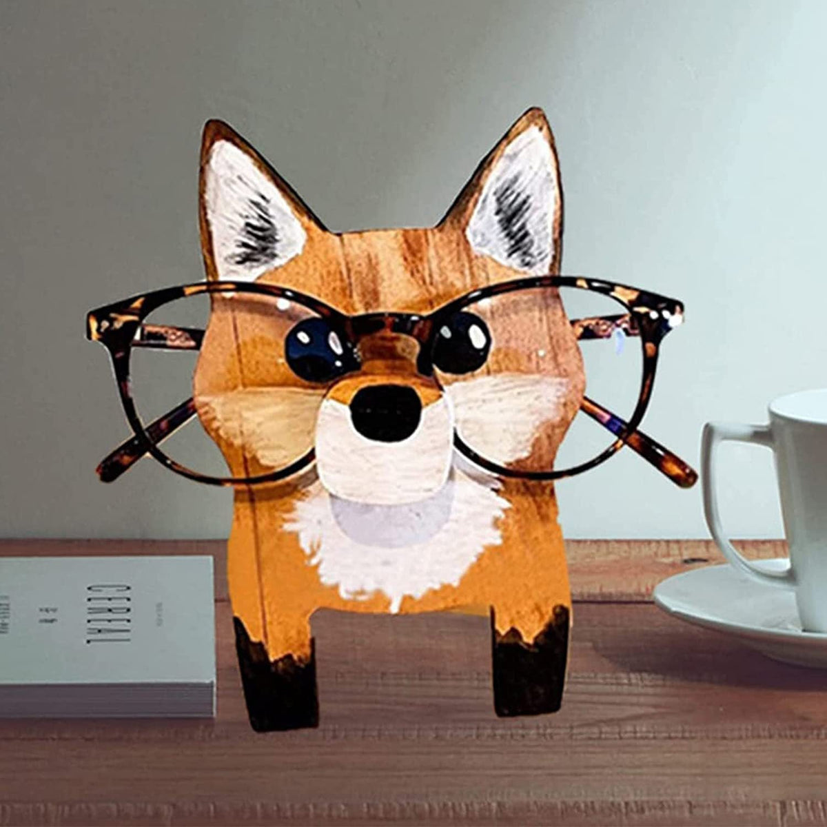 Wooden Glasses Stand: Cute Space-Saving Eyewear Display
