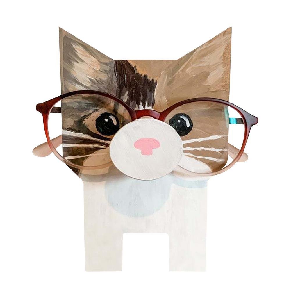 Wooden Glasses Stand: Cute Space-Saving Eyewear Display