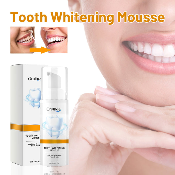 Tooth Whitening Mousse for a Brighter, Fresher Smile