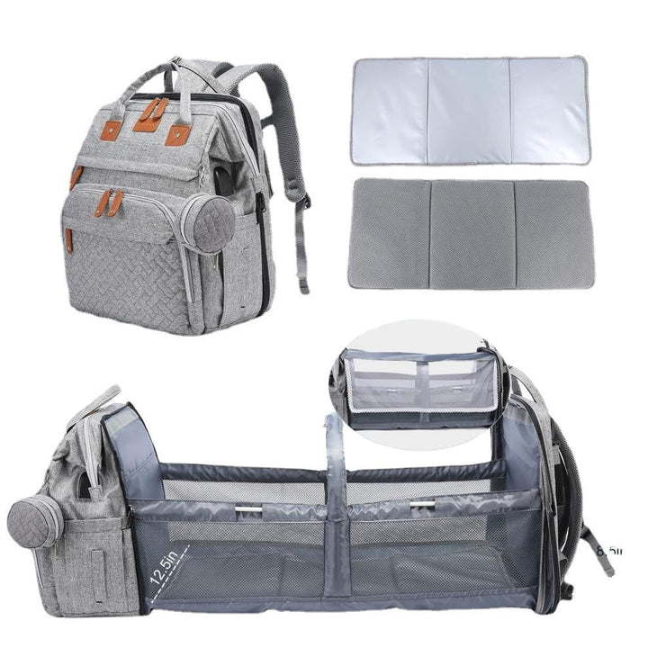 Diaper Backpack Crib for Organized Baby Travel Care
