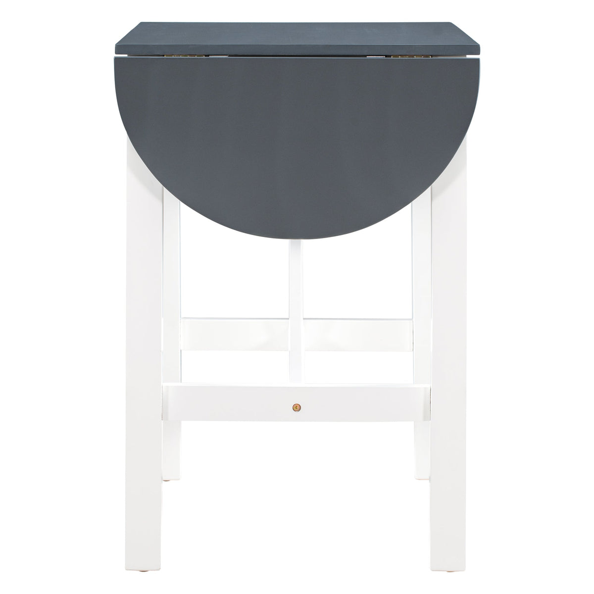 Counter Height Drop Leaf Dining Table Set for Small Spaces