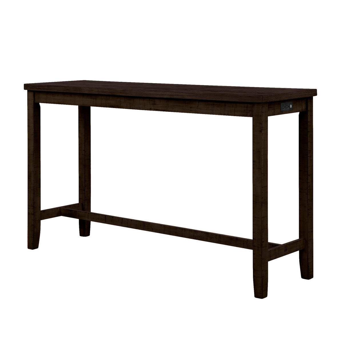 Counter Height Dining Set with Built-In Charging Outlets