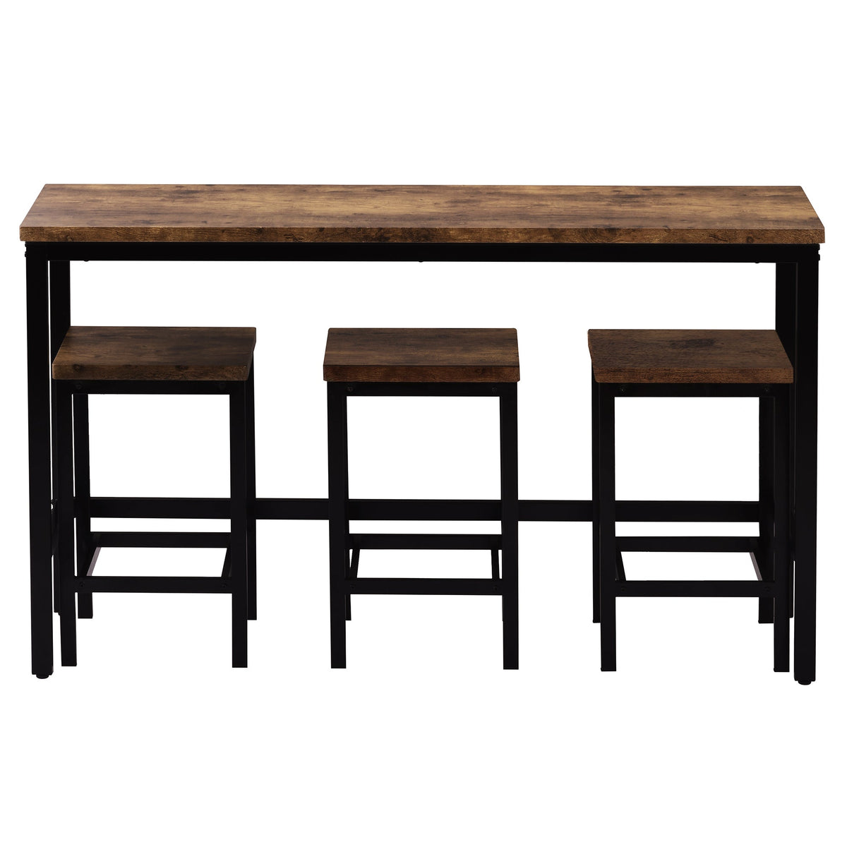 Counter Height Dining Set with 3 Stools for Small Spaces