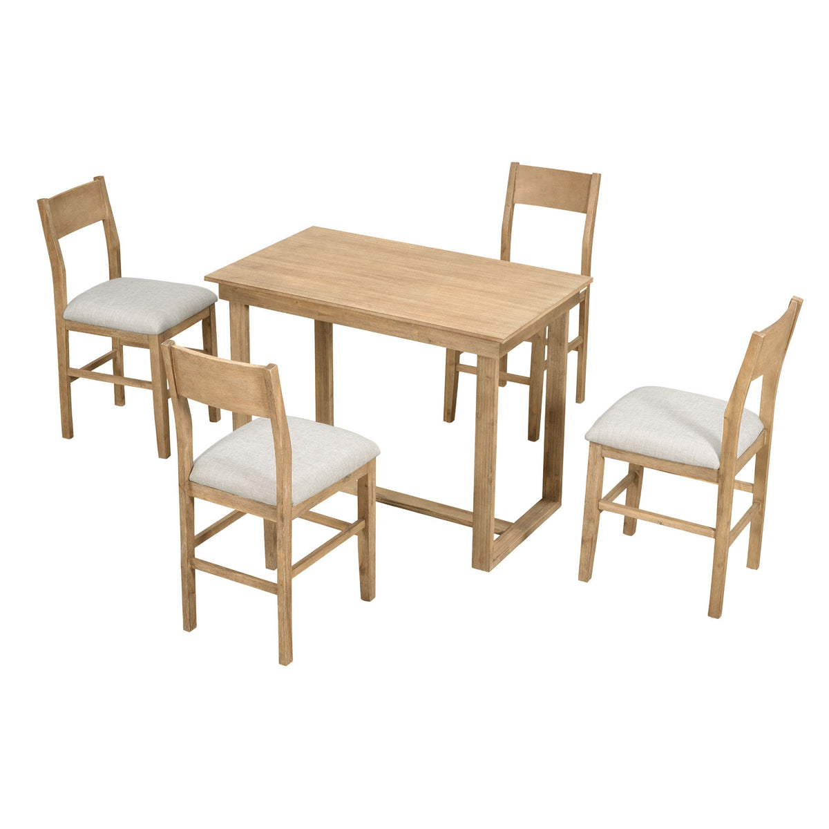 Farmhouse Counter Height Dining Set for Small Kitchens