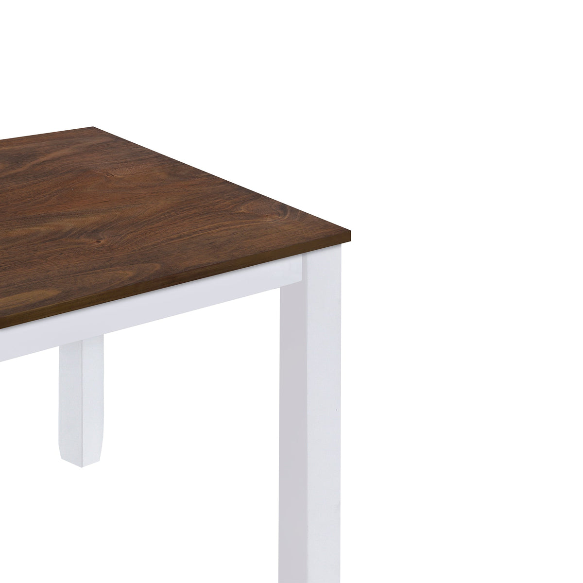 5-Piece Farmhouse Dining Table Set for Small Spaces