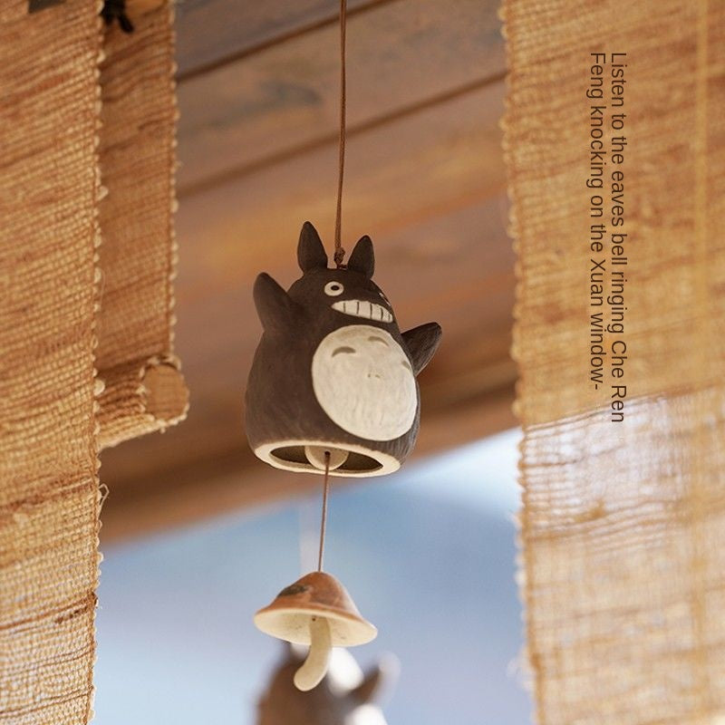 Totoro Wind Chime Ornament for Whimsical Outdoor Charm