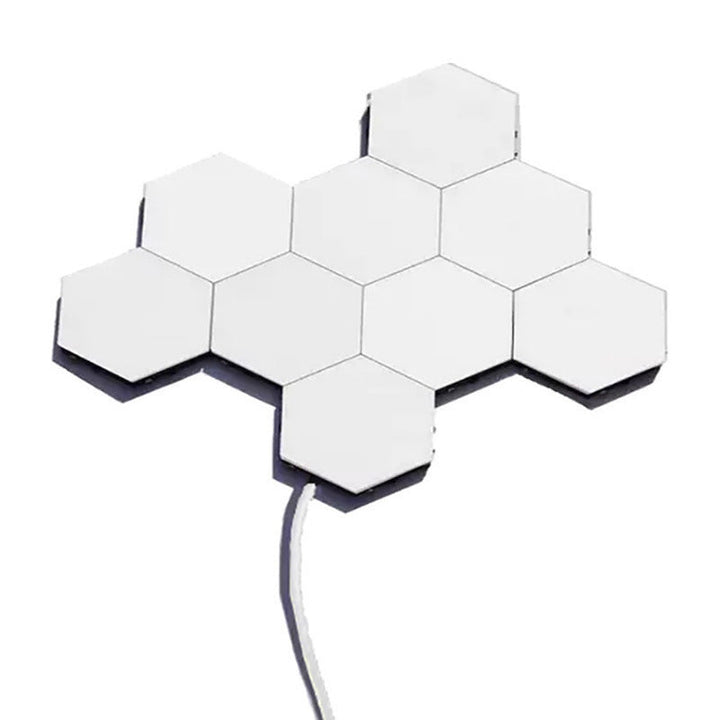 Honeycomb LED Wall Light: Modular Touch Hexagon Panels