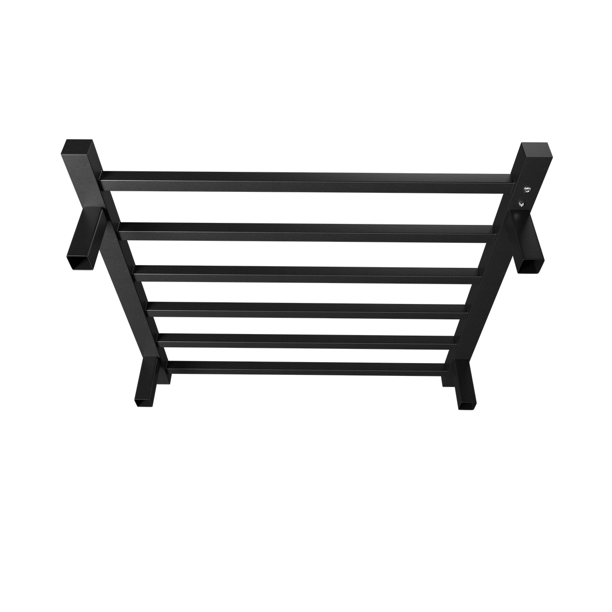 Electric Towel Warmer with Timer, Matte Black 6-Bar