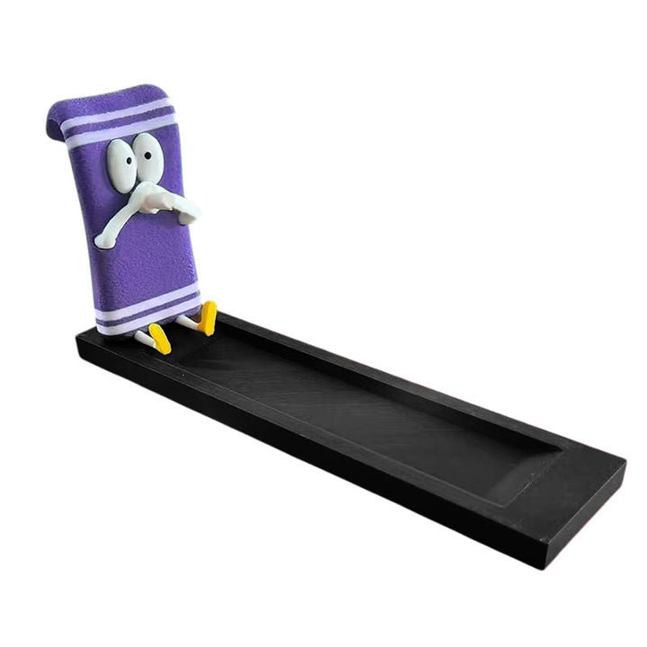 Incense Stick Holder With Handmade Ash-Catching Tray